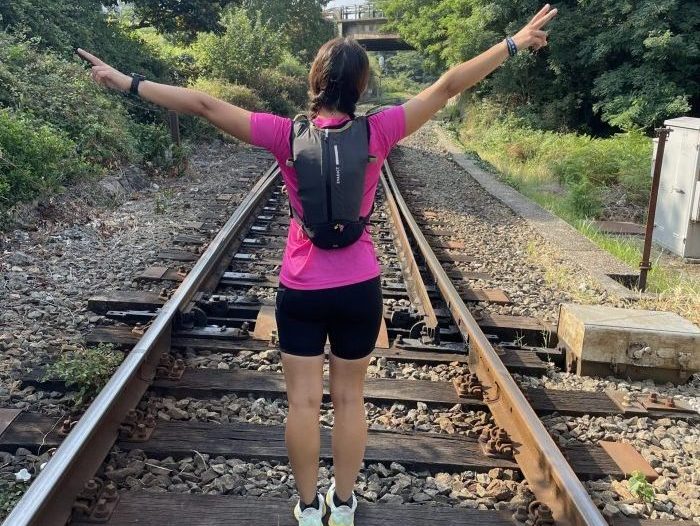 Camino de Santiago corriendo crazy zings green corner